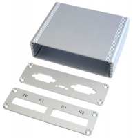 Housing with two front panels