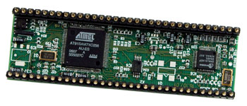 SAMDIP-7X: ARM7 board with AT91SAM7XC256 CPU