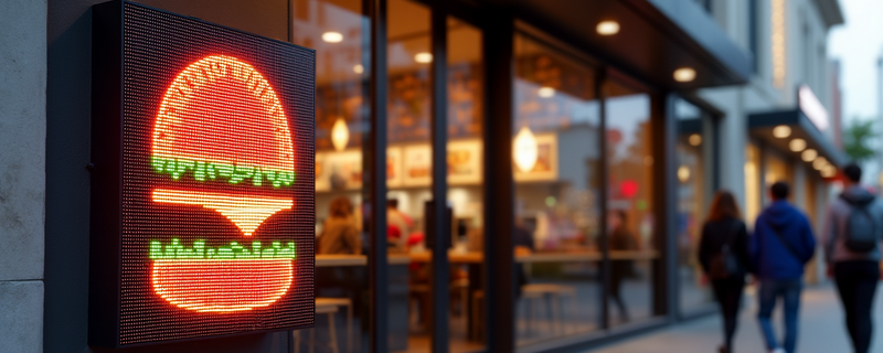 Display für Gastronomie